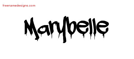 Graffiti Name Tattoo Designs Marybelle Free Lettering