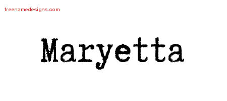 Typewriter Name Tattoo Designs Maryetta Free Download