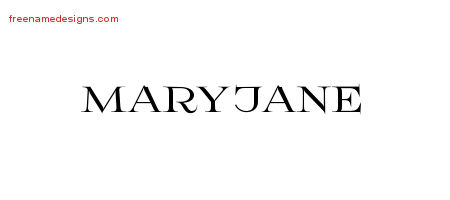 maryjane Archives - Free Name Designs