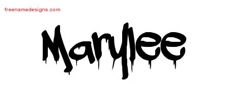 Graffiti Name Tattoo Designs Marylee Free Lettering