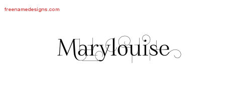 Decorated Name Tattoo Designs Marylouise Free