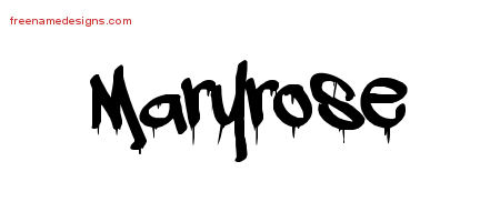 Graffiti Name Tattoo Designs Maryrose Free Lettering