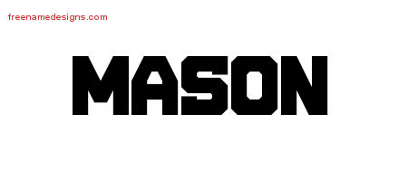 Titling Name Tattoo Designs Mason Free Download