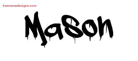 Graffiti Name Tattoo Designs Mason Free