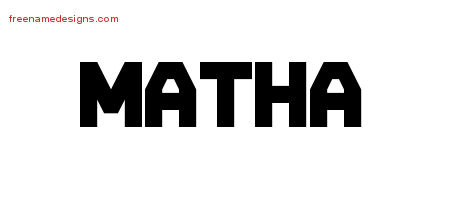 Titling Name Tattoo Designs Matha Free Printout