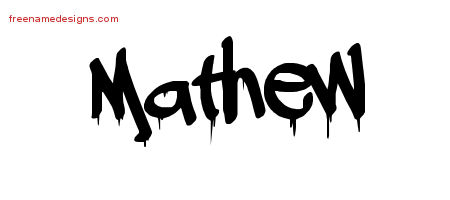 Graffiti Name Tattoo Designs Mathew Free