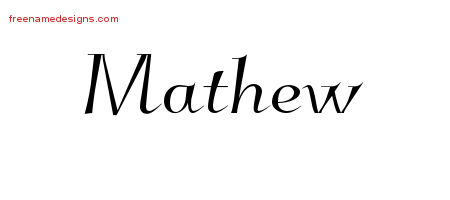 Elegant Name Tattoo Designs Mathew Download Free