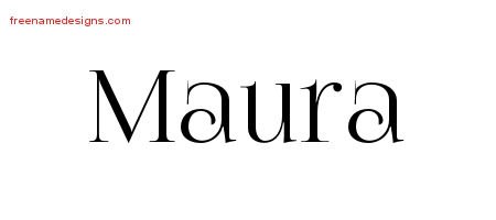 Vintage Name Tattoo Designs Maura Free Download