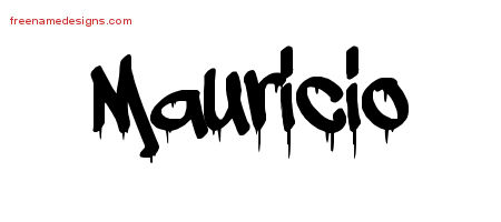 Graffiti Name Tattoo Designs Mauricio Free