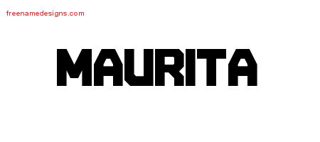 Titling Name Tattoo Designs Maurita Free Printout