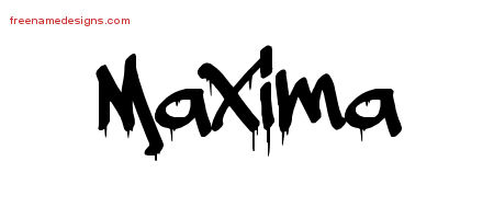 Graffiti Name Tattoo Designs Maxima Free Lettering