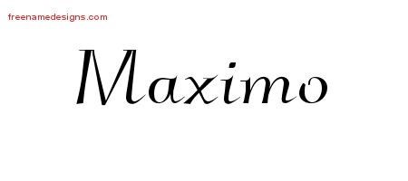 Elegant Name Tattoo Designs Maximo Download Free