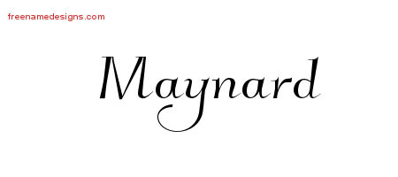 Elegant Name Tattoo Designs Maynard Download Free