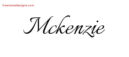 Calligraphic Name Tattoo Designs Mckenzie Download Free