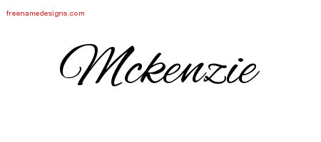 Cursive Name Tattoo Designs Mckenzie Download Free