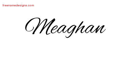 Cursive Name Tattoo Designs Meaghan Download Free