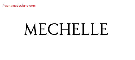 Regal Victorian Name Tattoo Designs Mechelle Graphic Download