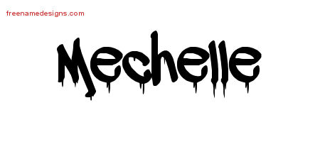 Graffiti Name Tattoo Designs Mechelle Free Lettering