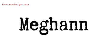 Typewriter Name Tattoo Designs Meghann Free Download