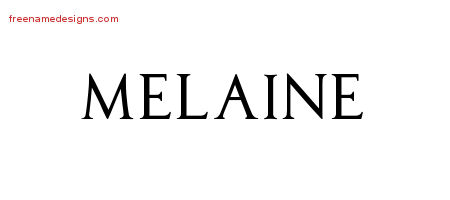 Regal Victorian Name Tattoo Designs Melaine Graphic Download