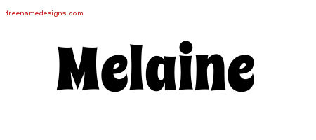 Groovy Name Tattoo Designs Melaine Free Lettering Groovy Name Tattoo Designs Melaine Free Lettering