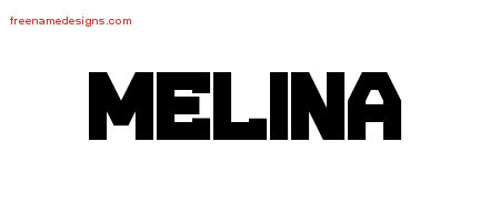 Titling Name Tattoo Designs Melina Free Printout