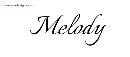 Calligraphic Name Tattoo Designs Melody Download Free