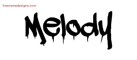 Graffiti Name Tattoo Designs Melody Free Lettering