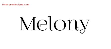 Vintage Name Tattoo Designs Melony Free Download Vintage Name Tattoo Designs Melony Free Download