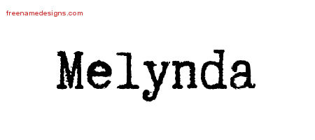 Typewriter Name Tattoo Designs Melynda Free Download