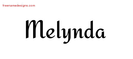 Calligraphic Stylish Name Tattoo Designs Melynda Download Free
