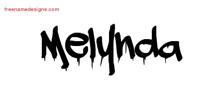 Graffiti Name Tattoo Designs Melynda Free Lettering