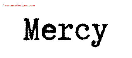 Typewriter Name Tattoo Designs Mercy Free Download