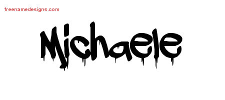 Graffiti Name Tattoo Designs Michaele Free Lettering