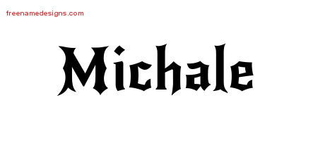 Gothic Name Tattoo Designs Michale Download Free