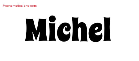 Groovy Name Tattoo Designs Michel Free Lettering