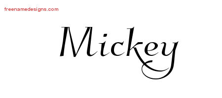 Elegant Name Tattoo Designs Mickey Download Free