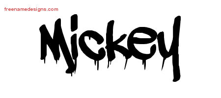 Graffiti Name Tattoo Designs Mickey Free Lettering