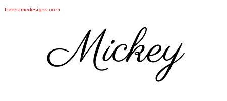 Classic Name Tattoo Designs Mickey Graphic Download