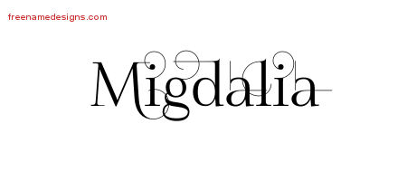 Decorated Name Tattoo Designs Migdalia Free Decorated Name Tattoo Designs Migdalia Free