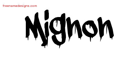 Graffiti Name Tattoo Designs Mignon Free Lettering