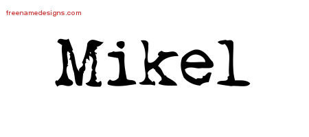 Vintage Writer Name Tattoo Designs Mikel Free