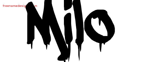 Graffiti Name Tattoo Designs Milo Free