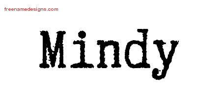 Typewriter Name Tattoo Designs Mindy Free Download