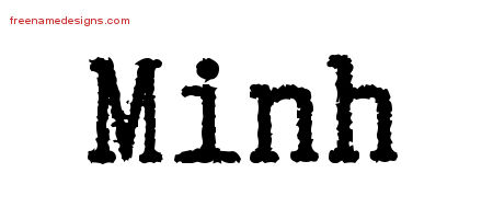 Typewriter Name Tattoo Designs Minh Free Download