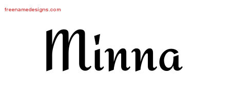 Calligraphic Stylish Name Tattoo Designs Minna Download Free