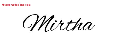 Cursive Name Tattoo Designs Mirtha Download Free