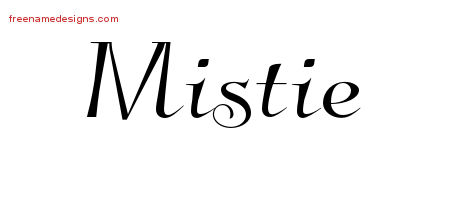 Elegant Name Tattoo Designs Mistie Free Graphic