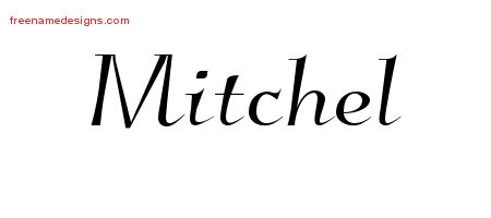 Elegant Name Tattoo Designs Mitchel Download Free