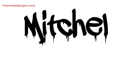 Graffiti Name Tattoo Designs Mitchel Free